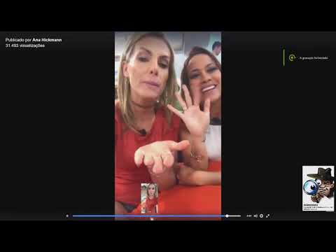 Ana Hickmann paga calcinha