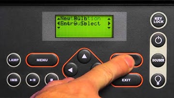 Lamp alignment NEC NC series digital projectors - CN