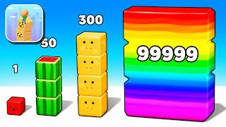 Cube Surfer Gameplay Walkthrough (iOS,Android) New Latest Update Freeplay Max Skills screenshot 1