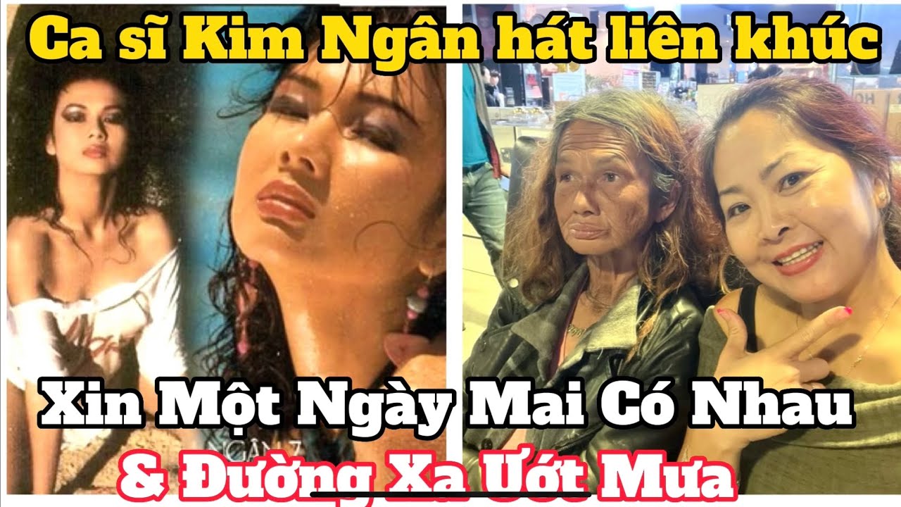 Ca sĩ Kim Ngân hát liên khúc Xin Một Ngày Mai Có Nhau & Đường Xa Ướt Mưa tại QT Golden Mall.