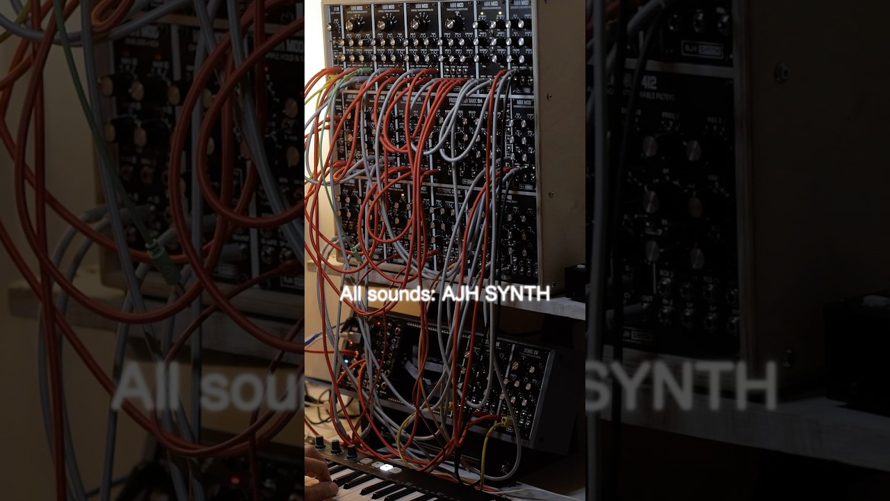 Two Voices with AJH SYNTH eurorack modular system