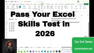 Pass Your Excel Skills Test in 2026