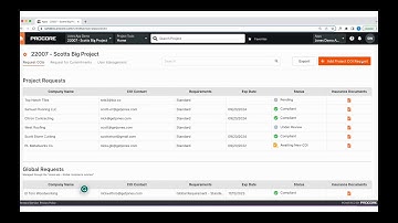 How to Stay On Top of Subcontractor Insurance with Commitment-Triggered COI Requests in Procore