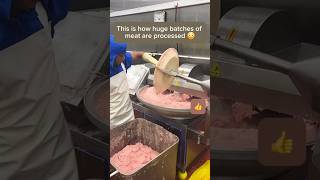 MASSIVE MIXER processes meat in seconds 😳⚙️🏭 #tech #engineering #industrial #manufacturing