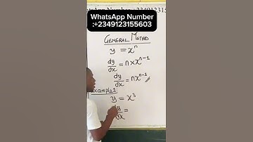 Differentiation | General Method