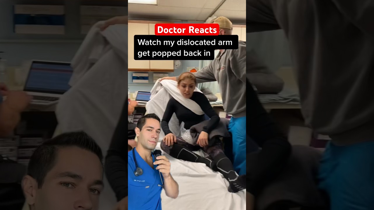 Doctor reacts: dislocated arm