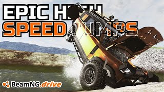 Epic High Speed Jumps Realistic Highway – Third Off-Road Race Madness! | BeamNG Drive screenshot 3