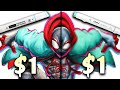 $1 vs $1 MARKER ART | Cheap VS Cheap!! Which is WORTH IT..? | MILES MORALES