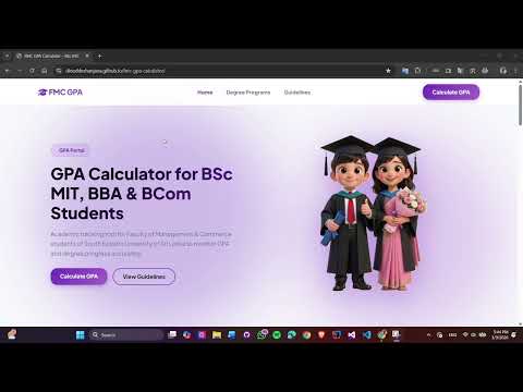 FMC GPA Calculator – GPA Calculator for SEUSL FMC Students | Web App Demo