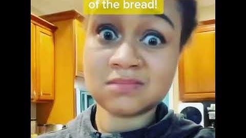 Don’t skip the first piece of bread.