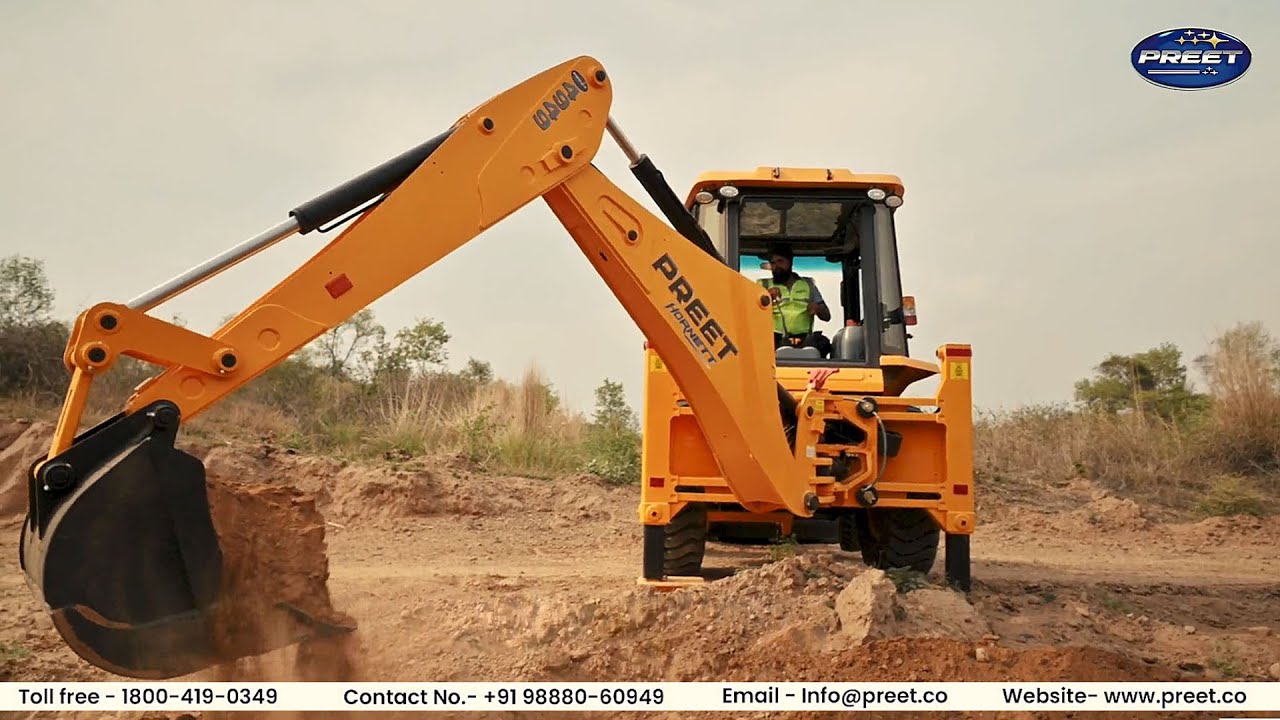 Introducing All New PREET HORNETT Backhoe Loader