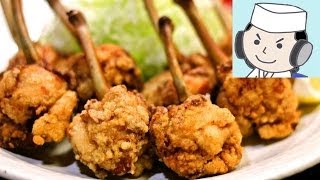 チューリップの作り方♪　How to make Tulip♪（Fried chicken wing）