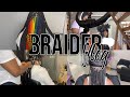 A WEEK IN MY LIFE AS A BRAIDER, VLOG | Hair Store Run, Rainbow Knotless Braids + Rant About A Client