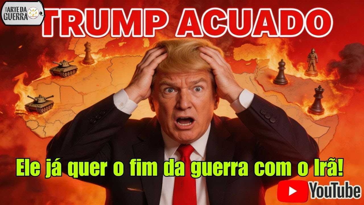 Encurralado, Trump já Fala em Acabar com a Guerra Contra o Irã!