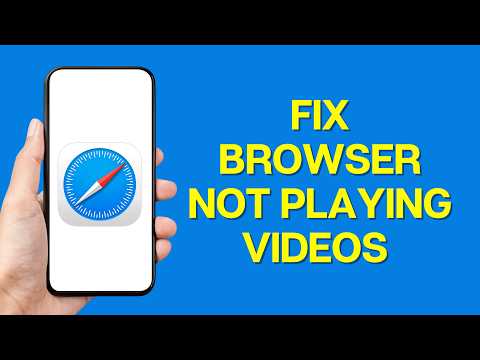 How To Fix Safari Browser Not Playing Videos