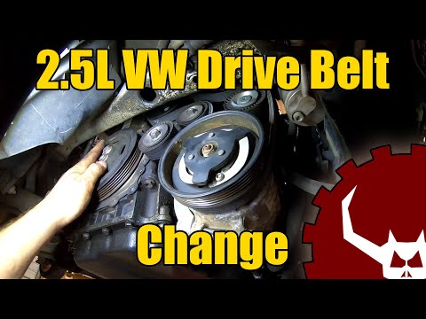 VW 2.5L Drive Belt Change