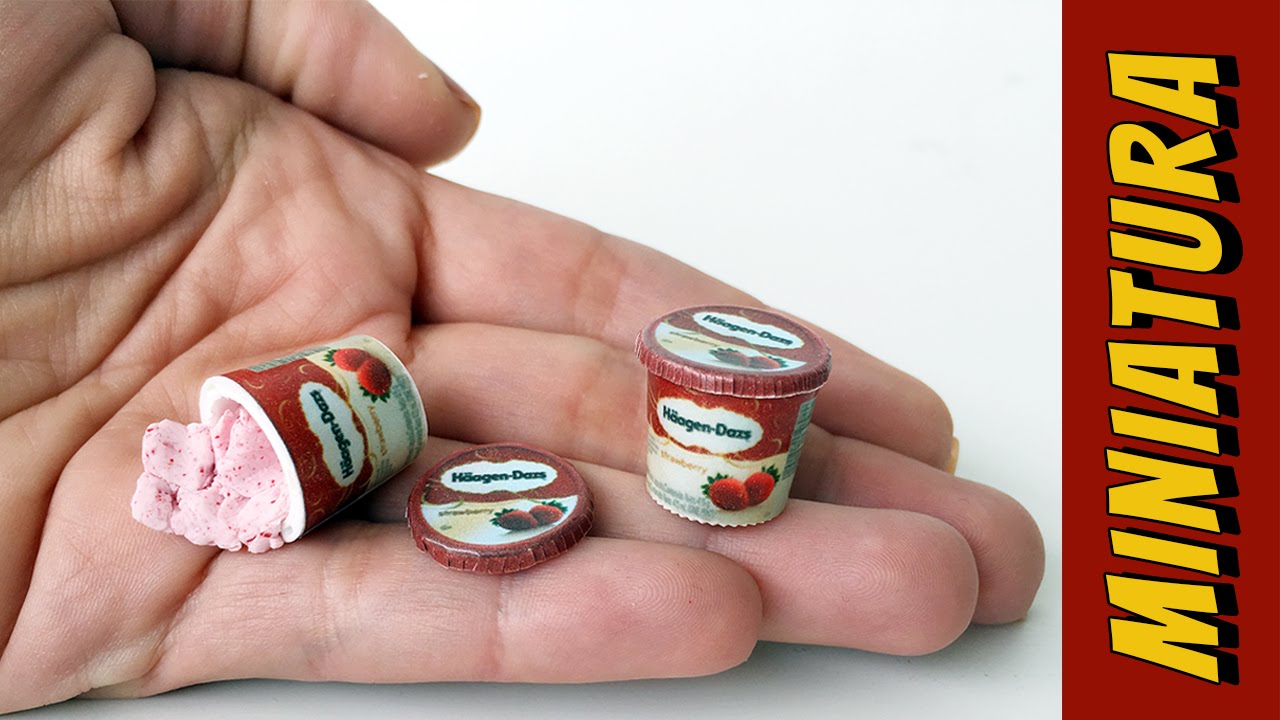 Как сделать мороженое Haagen-Dazs для Барби и другие куклы