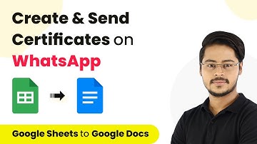 Google Sheets to Google Docs - Create & Send  Certificates on WhatsApp (WhatsApp Cloud API)