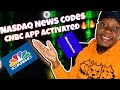 HOW TO TRADE NASDAQ NEWS WITH CNBC APP(NEWS CODES ACTIVATED) - FUNDAMENTALS OF NASDAQ