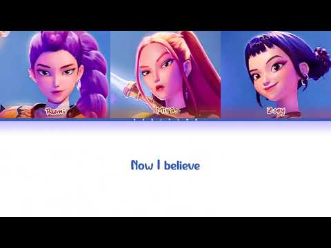 GOLDEN Huntrix Color Coded Lyrics