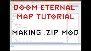 Making a .zip mod file (NP++) : Doom Eternal Mapping Tutorial