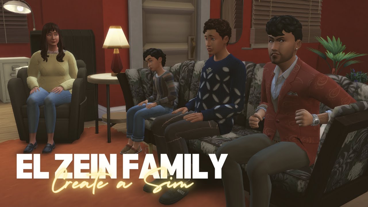 Blending two families in The Sims 4 || Create a Sim || No CC - YouTube