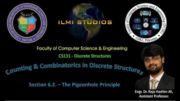 CS131 2020 Discrete Structures - Chapter 6 Counting - Pigeonhole Principle