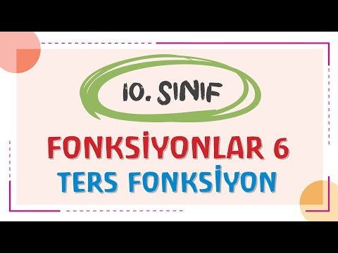 10. Sınıf FONKSİYONLARIN TERSİ - ERSİN HOCA(PDF)