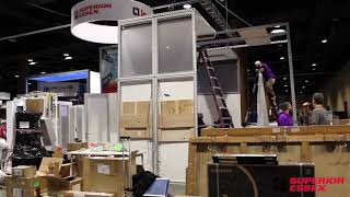 BICSI Winter 2019 Booth Setup Time Lapse
