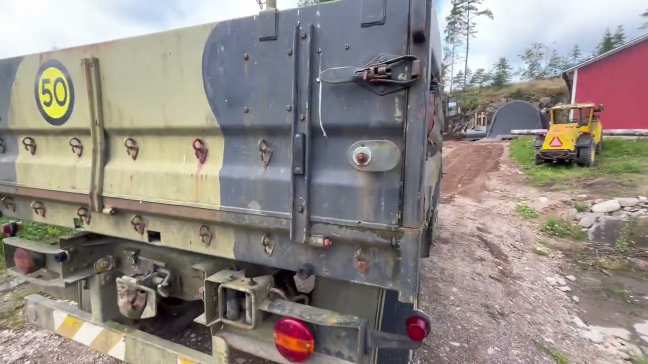 Militärlastbil Terräng 4X4 MAN 8.136