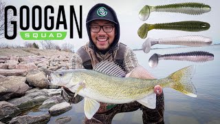 Solo Walleye Shore Fishing with Googan Baits! (CATCH CLEAN COOK)