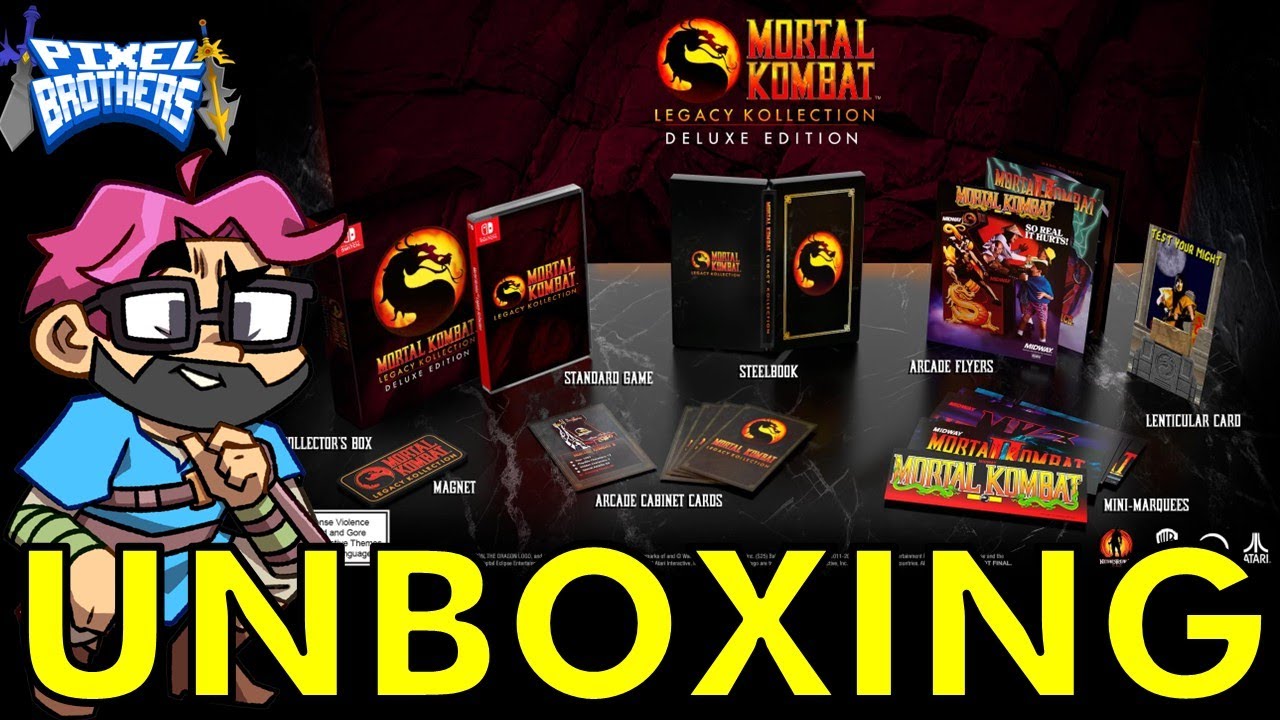 Unboxing: Edición Deluxe de: Mortal: Kombat Legacy Kollection | Pixel Brothers | 4k