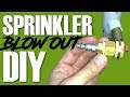 How to Blow Out Your Sprinkler System - DIY (Winterize Your Irrigation System)
