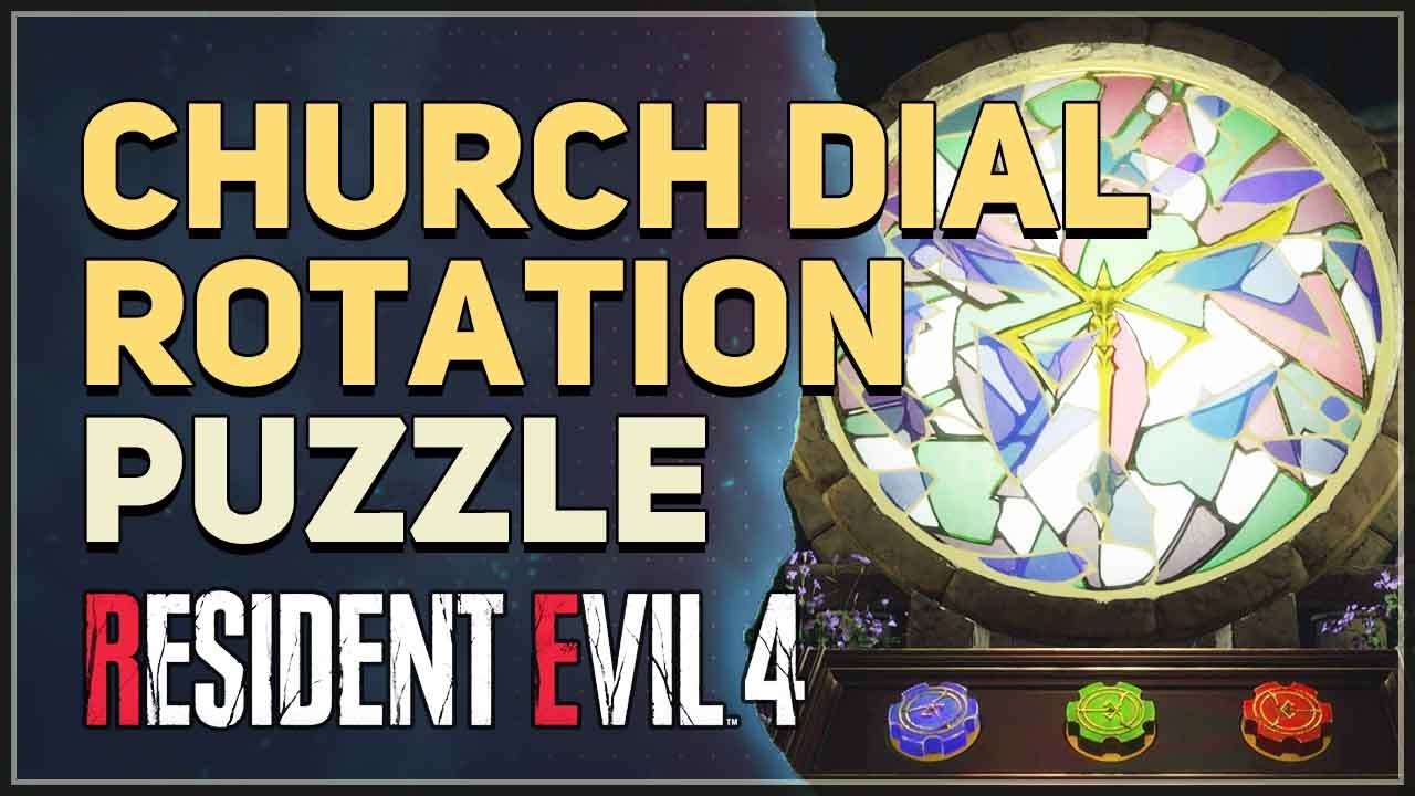 Resident Evil 4 remake Church puzzle solution: Rotate the stained glass -  Polygon