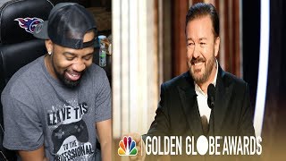 Ricky Gervais' Monologue - 2020 Golden Globes ( REACTION!!! )