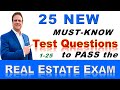 25 new test questions how to pass the real estate exam  questions 125  realestateexam housing