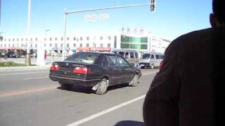 Erlian, China, at the border with Mongolia