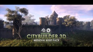 Citybuilder 3d assets for Unreal engine 5 | Blender market | Medieval assets