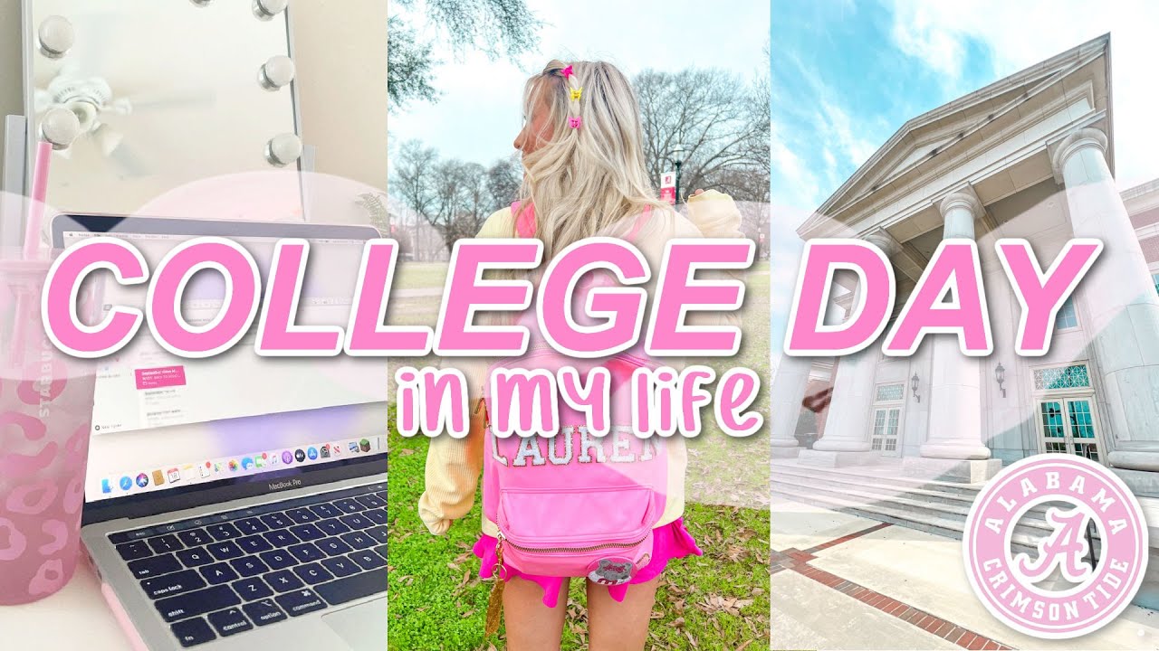 COLLEGE MIDTERMS!! | College Day In My Life at The University of Alabama | Lauren Norris