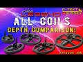 Nokta legend coils depth comparison  lg15 lg24 lg28 lg30 lg35  metal detecting  episode 185