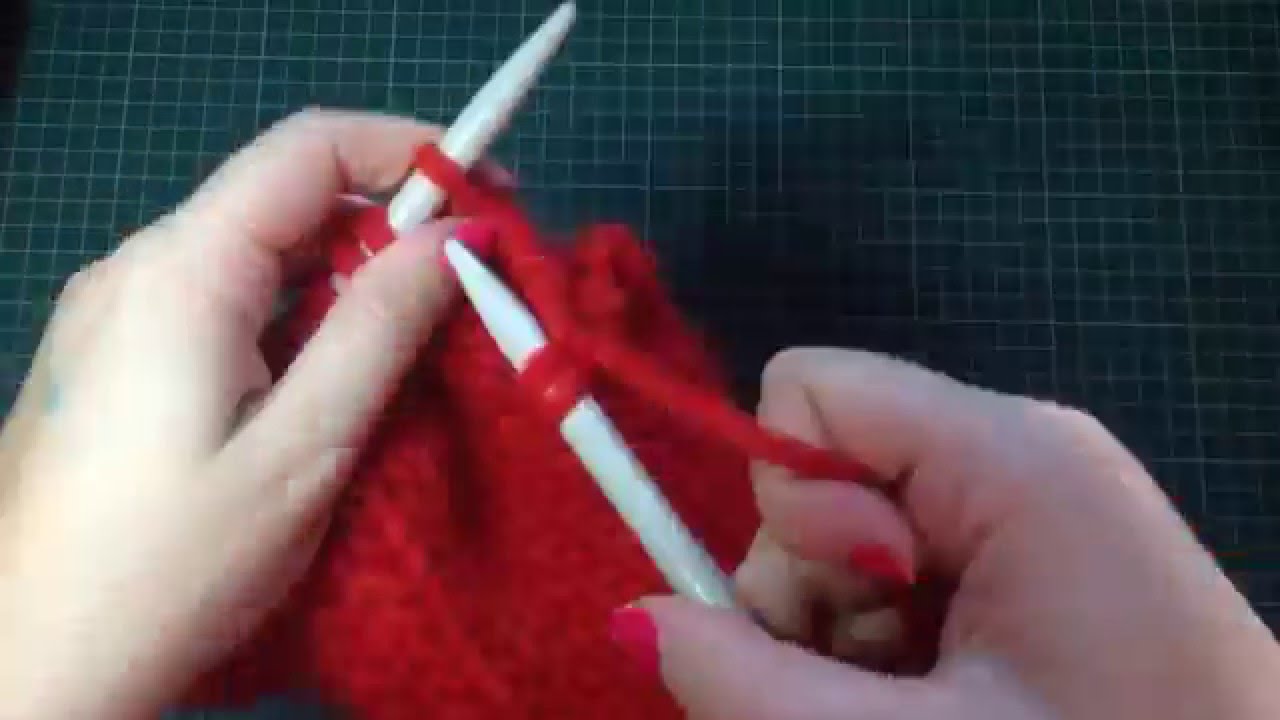 How to knit jersey como tejer punto jersey / Basic Knit Techniques