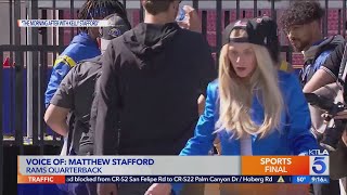 Matthew Stafford apologizes for reaction to photographer’s Rams parade fall