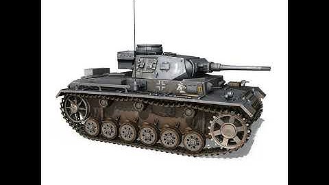 3D Model of PzKpfw III - Panzer 3 - Ausf.J - 1K Review
