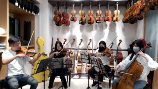 【Strings Book1 P.18 No.4】豐響弦樂團 速度♩=65 ⧗ 小中大提琴 4/4 全琴 from 帕羅提琴(三重店)