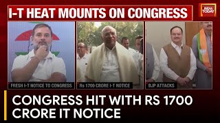 Congress Faces Rs 1700 Crore IT Notice Amid Tax Reassessment Dispute | India Today News