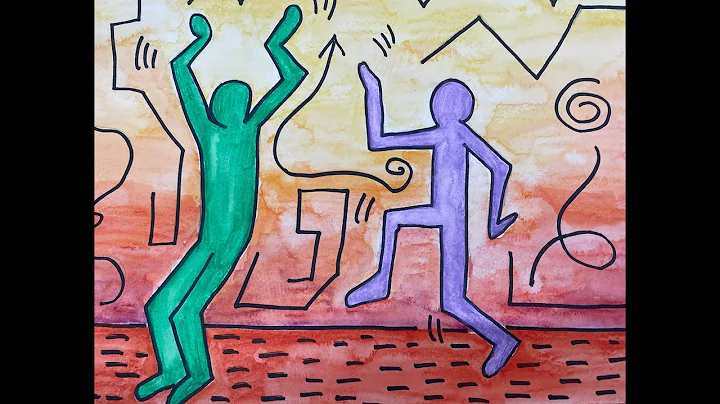 Art Class - Keith Haring inspired Pop Art - Art Lesson