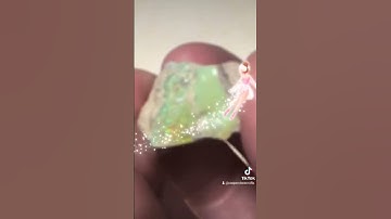 Transformation of an Ethiopian Opal rough and then ready. #cooperstonecrafts #crystals #lapidaryarts