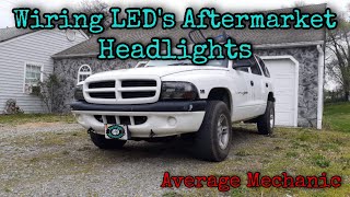 Installing Aftermarket LED Headlight Assembly (1st Gen Durango and Dakota)