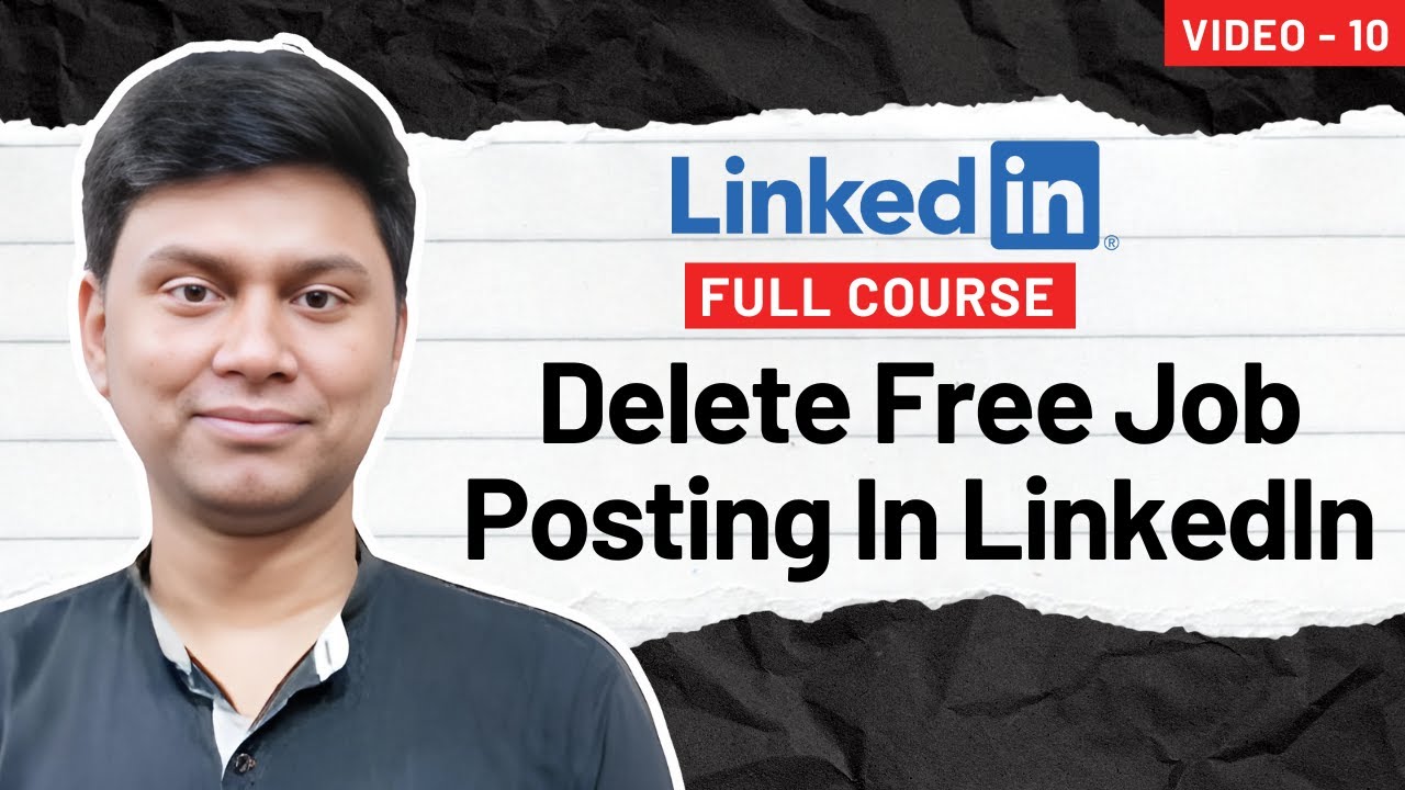 How to Delete Job Posted On LinkedIn | LinkedIn Course Part 10