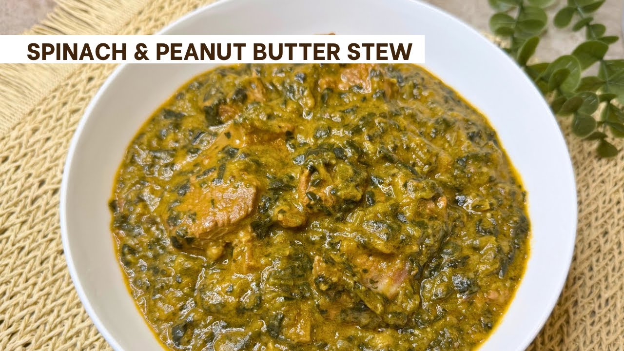 🇸🇸 Spinach & Peanut Butter Stew | Beef Recipe